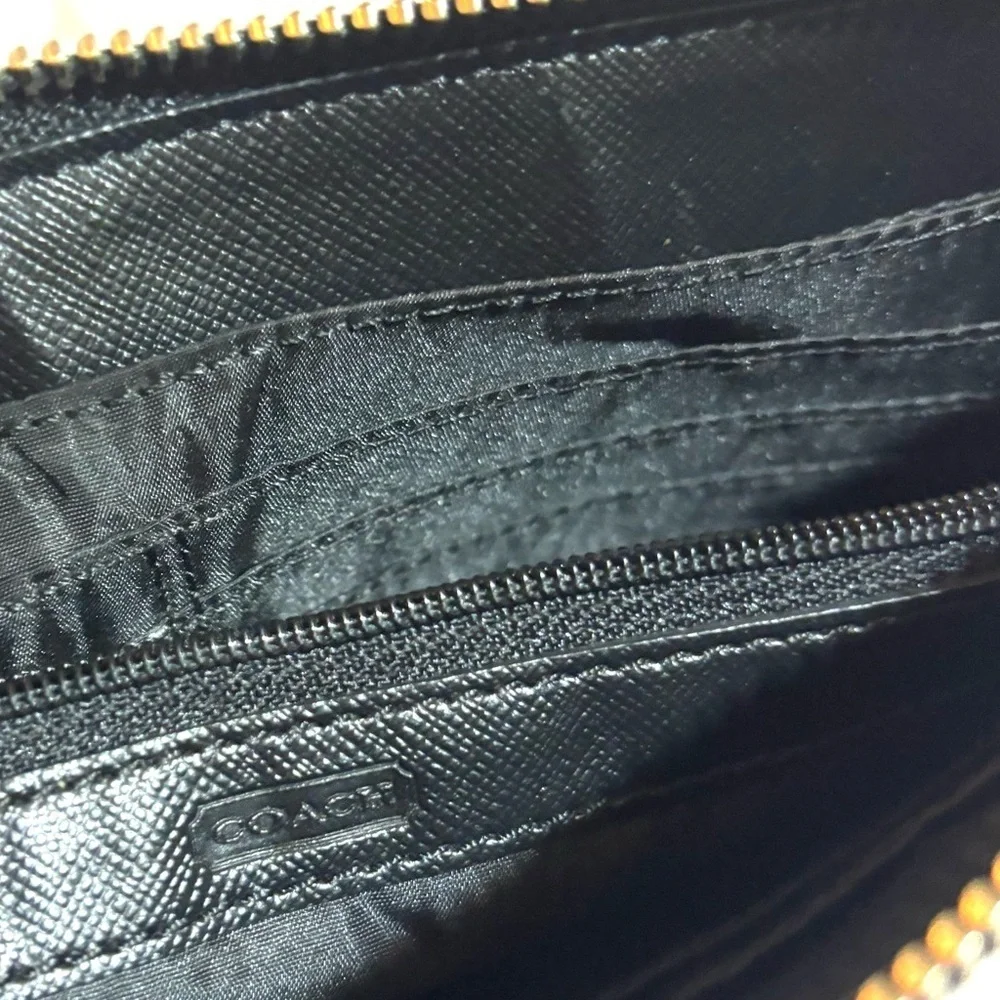 Coach unisex vintage Black Wristlet